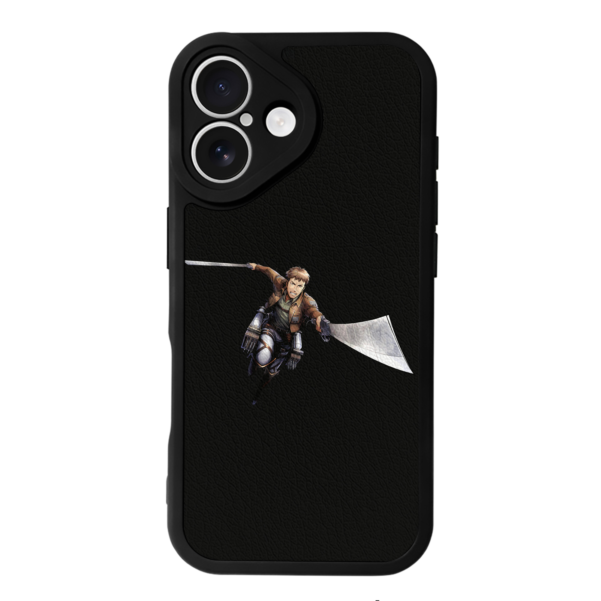 （画像用） 進撃の巨人 Attack on Titan 【iPhone 16シリーズ対応】シリコンスマホケース（レザー調） 材質：シリコン